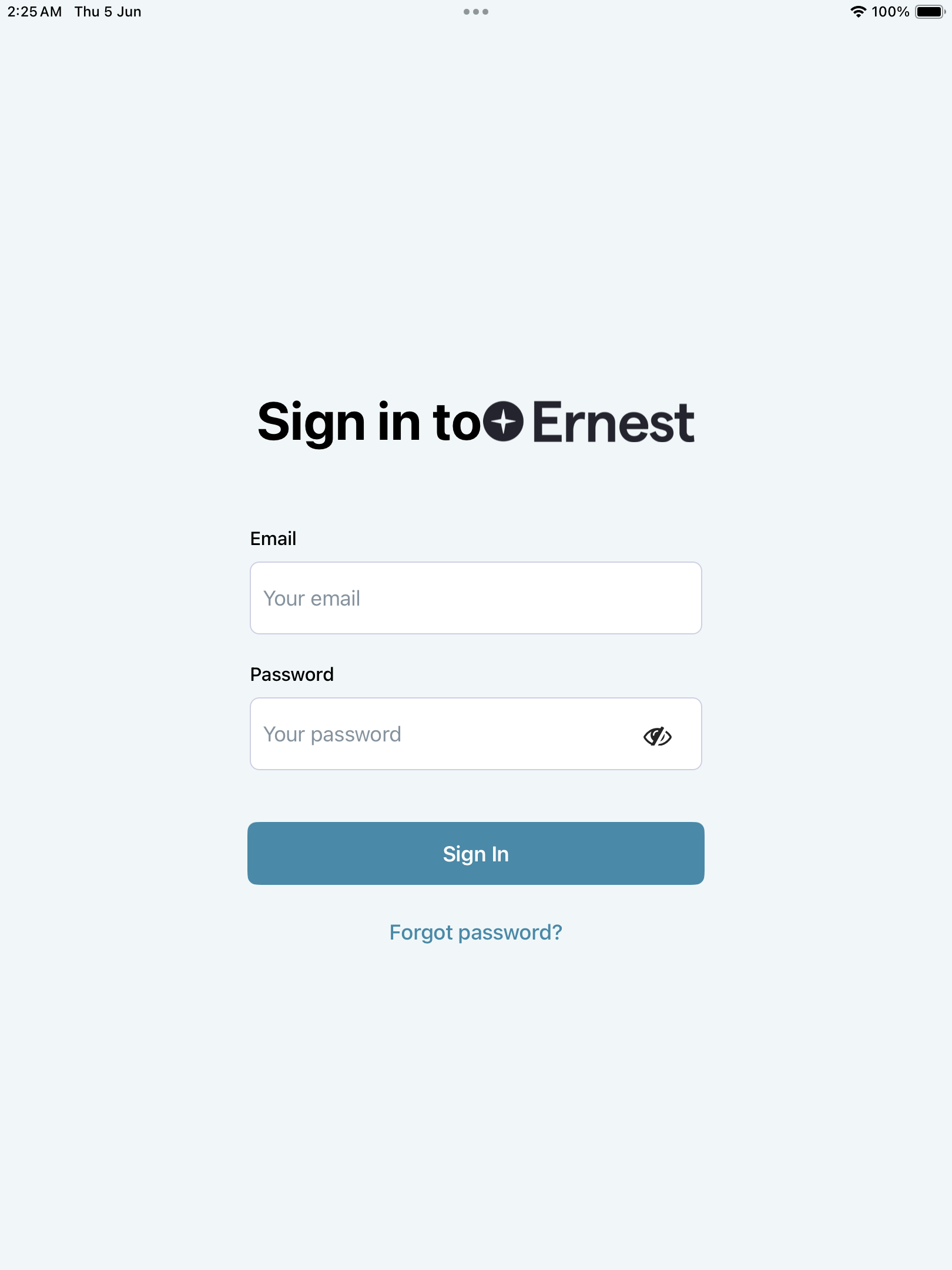 Ernest Construction - iPad Pro Screenshot 1